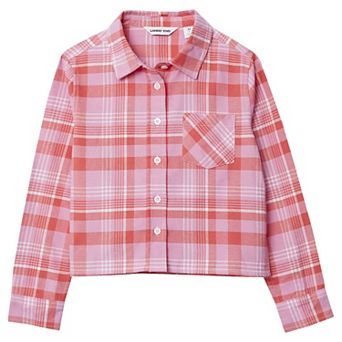 Girls 2-16 Lands' End Long Sleeve Flannel Shirt