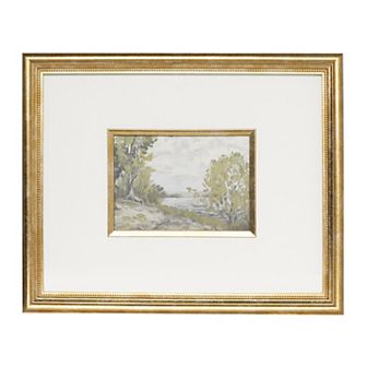 Belle Maison Landscape Art Under Glass