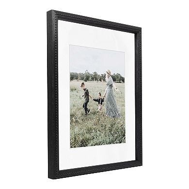 Belle Maison 11-Inch x 14-Inch Matted Black Portrait Frame
