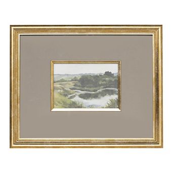 Belle Maison Framed Landscape Art Under Glass