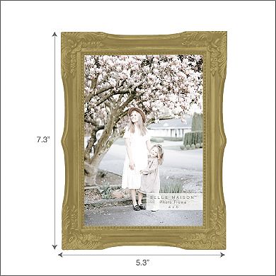 Belle Maison Ornate 4" x 6" Tabletop Photo Frame
