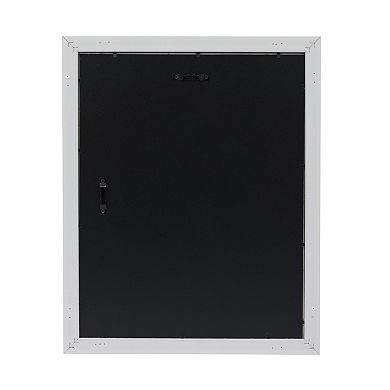 Belle Maison 11-Inch x 14-Inch Matted Linen Portrait Frame