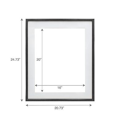 Belle Maison 20-Inch x 24-Inch Matted Portrait Frame