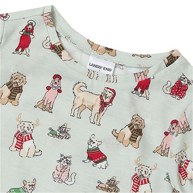 Girls 2-16 Lands' End Long Sleeve Jersey Nightgown