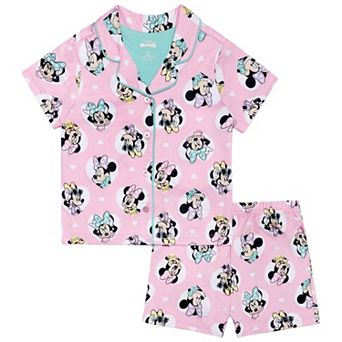 Toddler Disney's Minnie Mouse "Minnie Dots" 2 pc Pajama Top & Pajama Bottoms Set