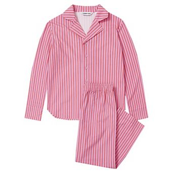 Girl's Lands' End 2 pc Flannel Pajama Top & Bottoms Set