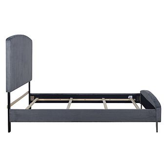 New Classic Furniture Kailani Wood Queen Bed, Gray