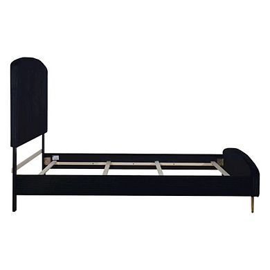 New Classic Furniture Kailani Wood Queen Bed, Black