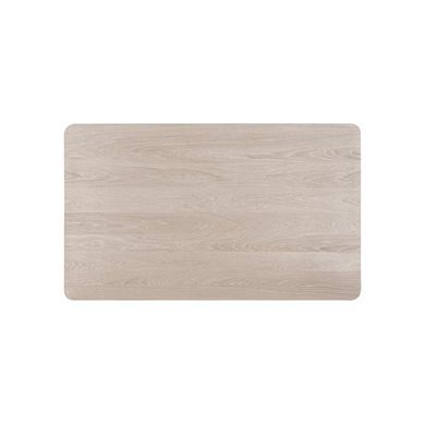 New Classic Furniture Oscar Wood Counter Height Table in White Ash