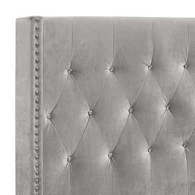 New Classic Furniture Huxley Wood Queen Bed, Gray