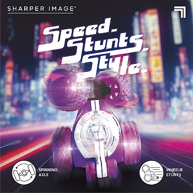 Sharper Image RC Wheelie Spinner Light Up Toy