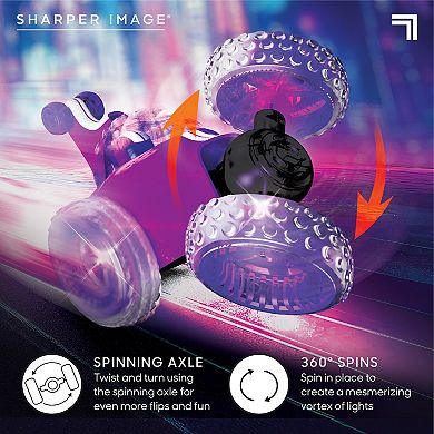 Sharper Image RC Wheelie Spinner Light Up Toy