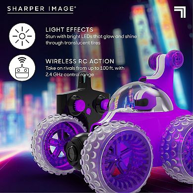 Sharper Image RC Wheelie Spinner Light Up Toy