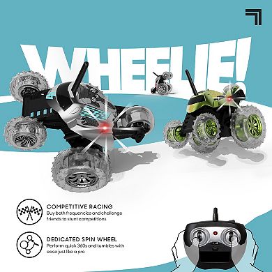 Sharper Image Thunder Tumbler Remote Control 360° Spinning Car Toy