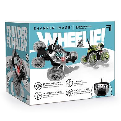 Sharper Image Thunder Tumbler Remote Control 360° Spinning Car Toy