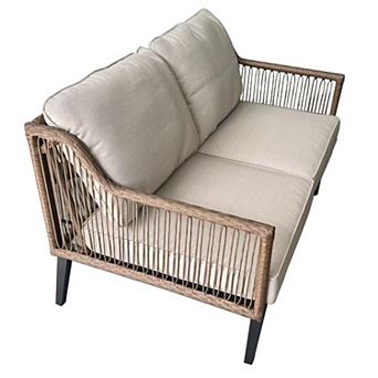 Sonoma Goods For Life® Benton Wicker Outdoor Loveseat
