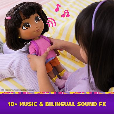 Dora the Explorer Dora Sing & Explore Doll with Music, Sound Effects & Bilingual Phrases