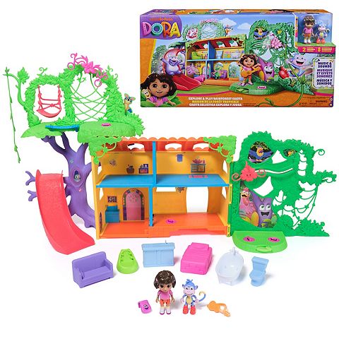Детские фигурки Dora the Explorer Explore & Play Rainforest Casita Playset with Dora & Boots Figures