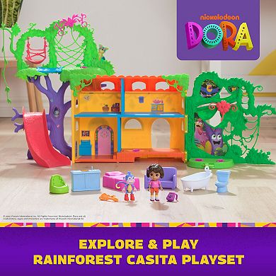 Dora the Explorer Explore & Play Rainforest Casita Playset with Dora & Boots Figures