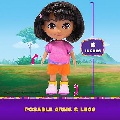 Dora the Explorer Best Friends Dora & Boots 6-Inch Doll with Clothes & Backpack