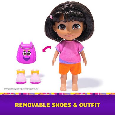 Dora the Explorer Best Friends Dora & Boots 6-Inch Doll with Clothes & Backpack