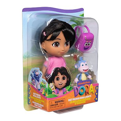 Dora the Explorer Best Friends Dora & Boots 6-Inch Doll with Clothes & Backpack