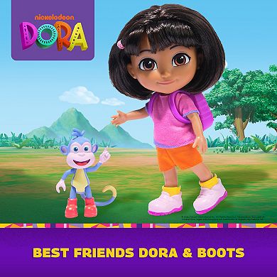 Dora the Explorer Best Friends Dora & Boots 6-Inch Doll with Clothes & Backpack