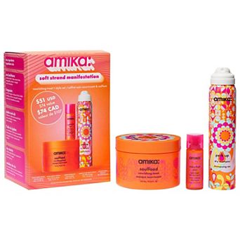 amika Soft Strand Manifestation Nourishing Treat + Style Hair Gift Set