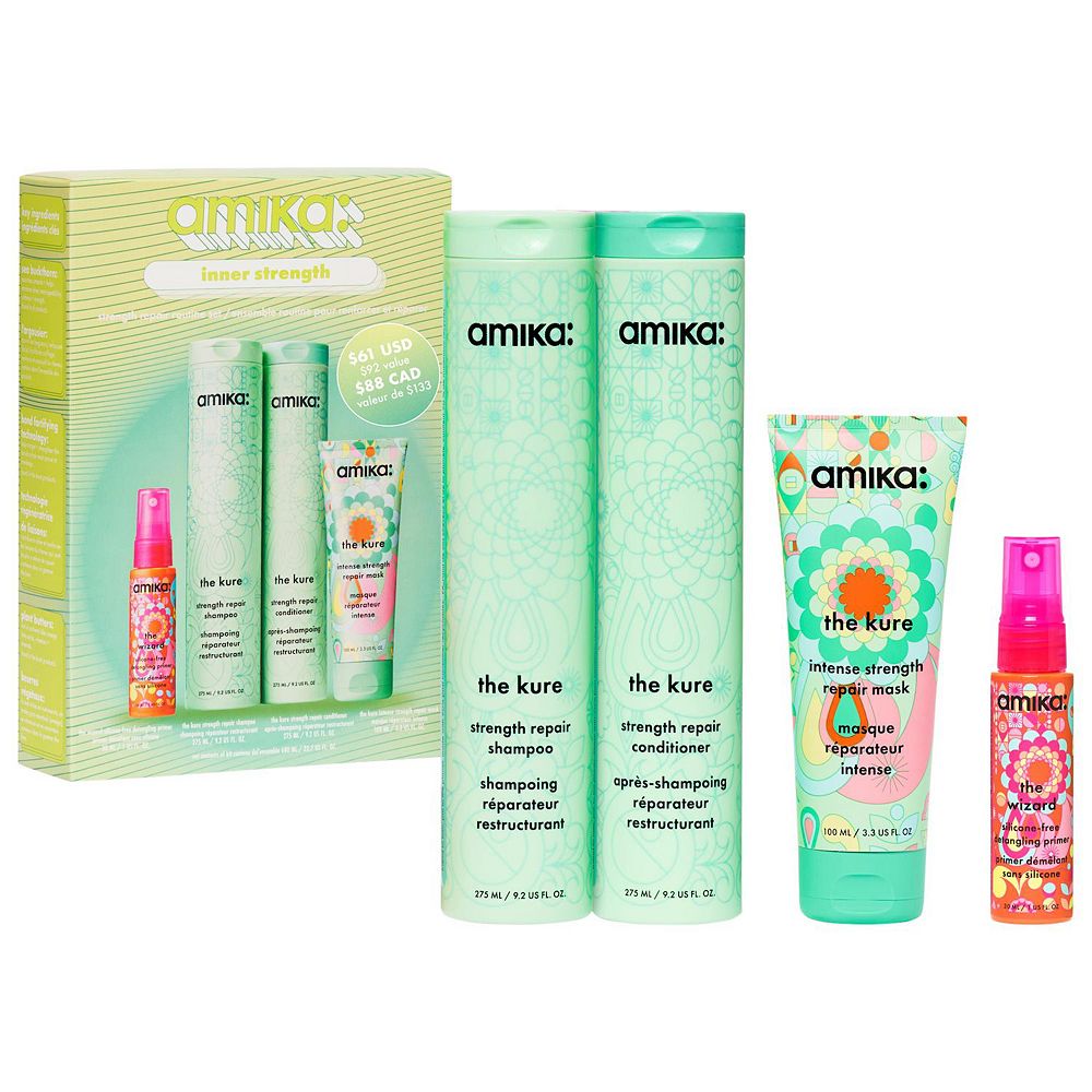 amika Inner Strength Repair Routine Hair Gift Set