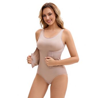 Women's 3 Rows Waist Cincher Body Shaper Hip Tummy Control Full Shapewear Bodysuit