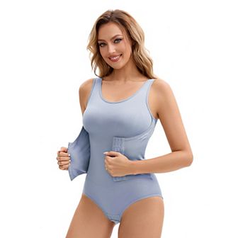 Women's 3 Rows Waist Cincher Body Shaper Hip Tummy Control Full Shapewear Bodysuit