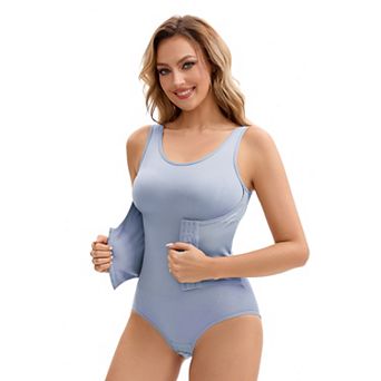 Women's 3 Rows Waist Cincher Body Shaper Hip Tummy Control Full Shapewear Bodysuit