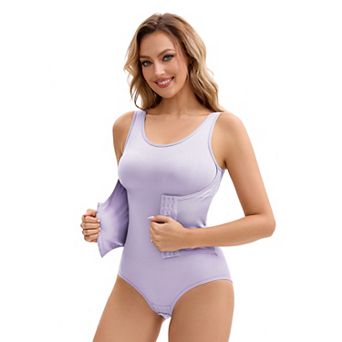 Women's 3 Rows Waist Cincher Body Shaper Hip Tummy Control Full Shapewear Bodysuit