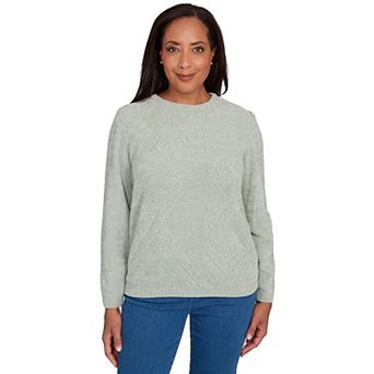 Women's Alfred Dunner Cable Chenille Pullover Sweater