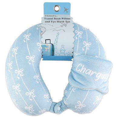 Leopard Travel Pillow & Eyemask Set