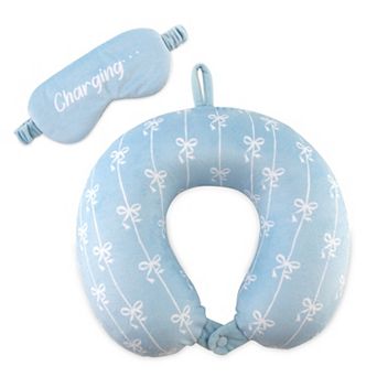 Leopard Travel Pillow & Eyemask Set