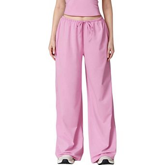 Women's Wide Leg Lounge Pants with Drawstring Waist and Relaxed Fit for All-Day Comfort