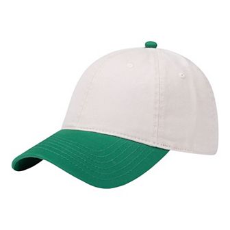 Unisex Classic Two-Tone Baseball Cap with Curved Brim and Adjustable Buckle Strap
