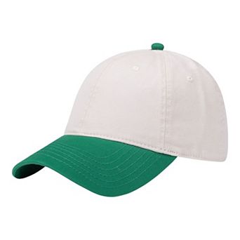 Unisex Classic Two-Tone Baseball Cap with Curved Brim and Adjustable Buckle Strap