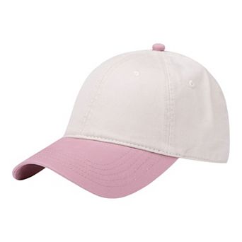 Unisex Classic Two-Tone Baseball Cap with Curved Brim and Adjustable Buckle Strap