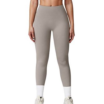 Women's High Waist Full Length Leggings with Seamless Design and Stretch Fit for Everyday Movement