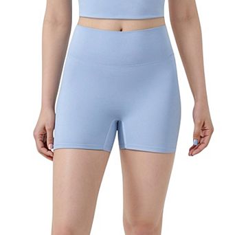 Women's High Waist Seamless Active Shorts with Smooth Finish and Body-Hugging Stretch Fit