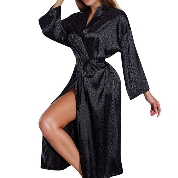 knee length dresses for ladies Luxury Sheer Robe, Bronze Kimono Dress