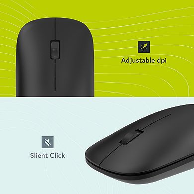 Styletech M400 Multi-Mode Wireless Mouse – Black