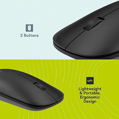 Styletech M400 Multi-Mode Wireless Mouse – Black