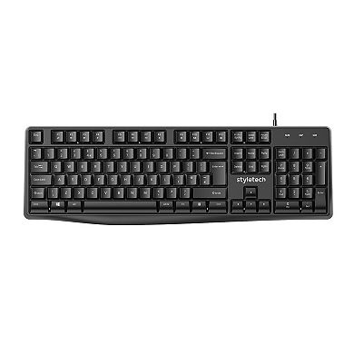 Styletech MK100 Wired Keyboard and Mouse Bundle - US Layout