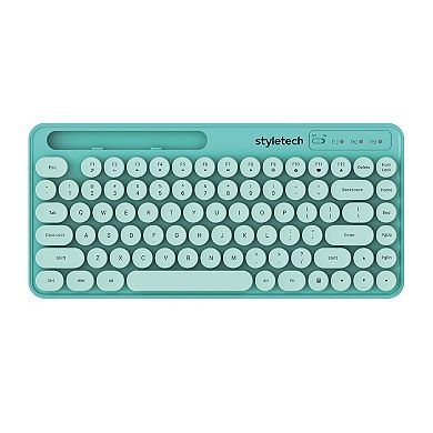 Styletech MK520 Wireless Pastel Keyboard and Mouse Bundle - Mint - US Layout
