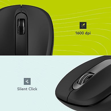 Styletech WM200 Wireless Mouse – Black