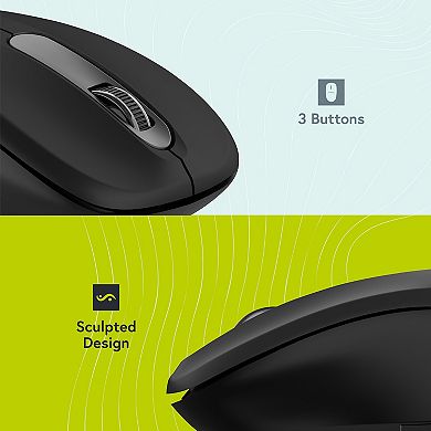 Styletech WM200 Wireless Mouse – Black