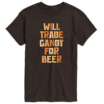Men's Will Trade Candy For Beer Graphic Tee